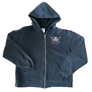 AEROSMITH Just Push Play World Tour 2001 Women’s XL Hooded Sweatshirt